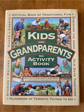 Kids and Grandparents Activity Book - Green Cover